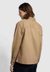 Farah Peters Twill Overshirt, Beige