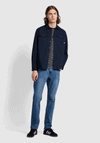 Farah Peters Twill Overshirt, True Navy