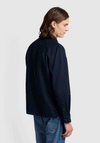 Farah Peters Twill Overshirt, True Navy
