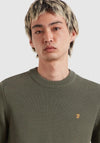 Farah Shepard Crew Neck Sweater, Rosemary Green