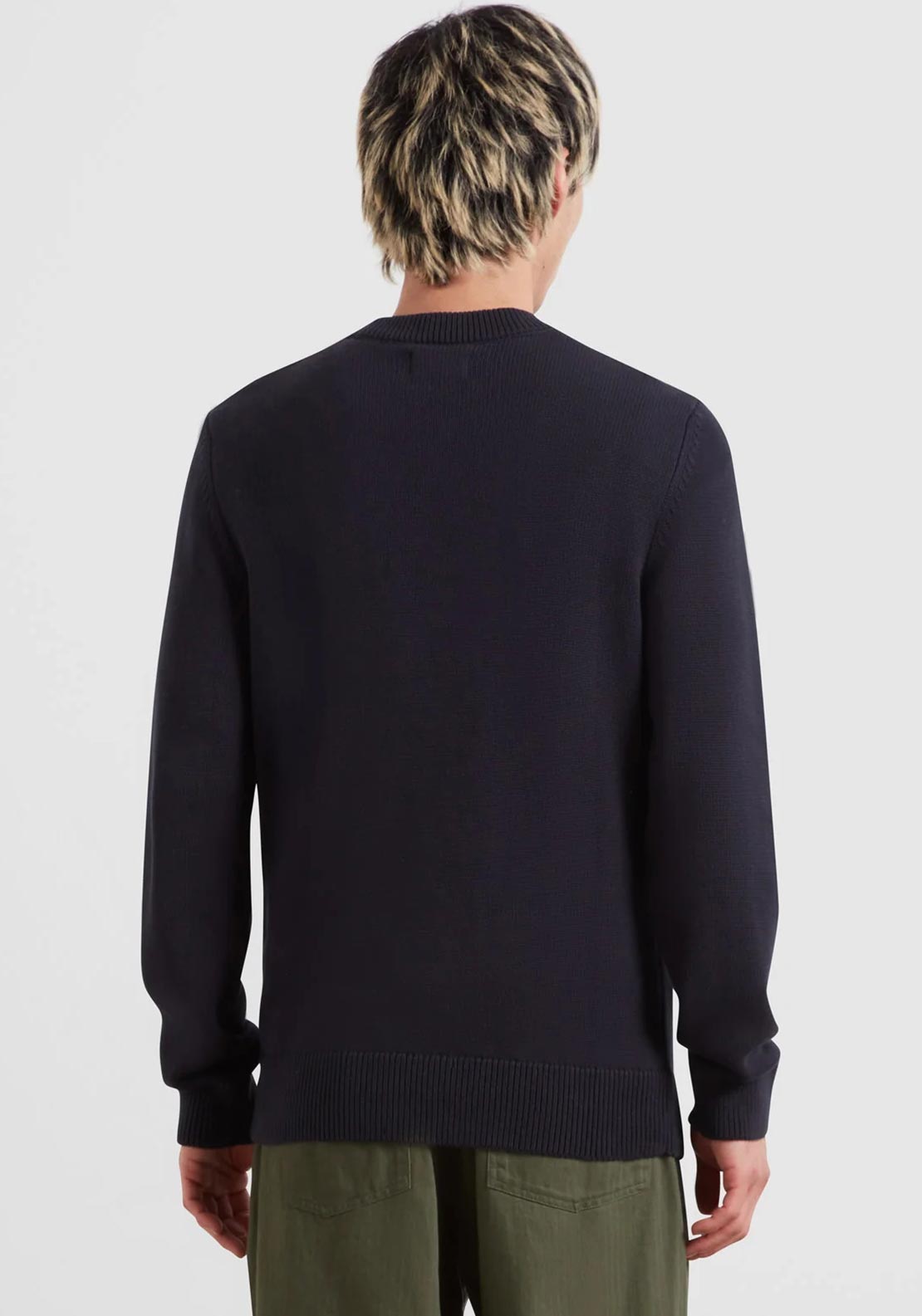 Farah Shepard Crew Neck Sweater, True Navy