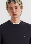 Farah Shepard Crew Neck Sweater, True Navy