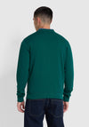 Farah Tim Crew Neck Sweatshirt, Botanic Green