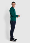 Farah Tim Crew Neck Sweatshirt, Botanic Green