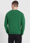 Farah Tim Crew Neck Sweatshirt, Green Meadow