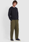 Farah Tim Crew Neck Sweatshirt, True Navy