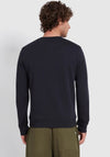 Farah Tim Crew Neck Sweatshirt, True Navy