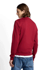 Farah Tim Crew Neck Sweatshirt, Warm Red