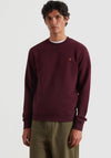 Farah Tim Crew Neck Sweatshirt, Wine