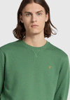 Farah Tim Crew Neck Sweatshirt, Wreath Green