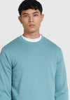 Farah Tim Sweatshirt, Brook Blue