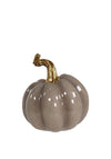 Fern Cottage Ceramic Pumpkin, Grey