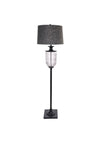 Fern Cottage Rimini Black Floor Lamp