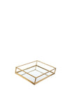 Fern Cottage Small Gold Metal Serving Tray