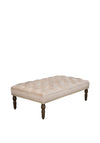 SAND BUTTON PRESSED OTTOMAN
