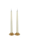 LUXE COLLECTION WARM WHITE 11IN TAPERED IVORY