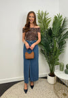 Vero Moda Wild Lucky Denim Midi Skirt, Coronet Blue