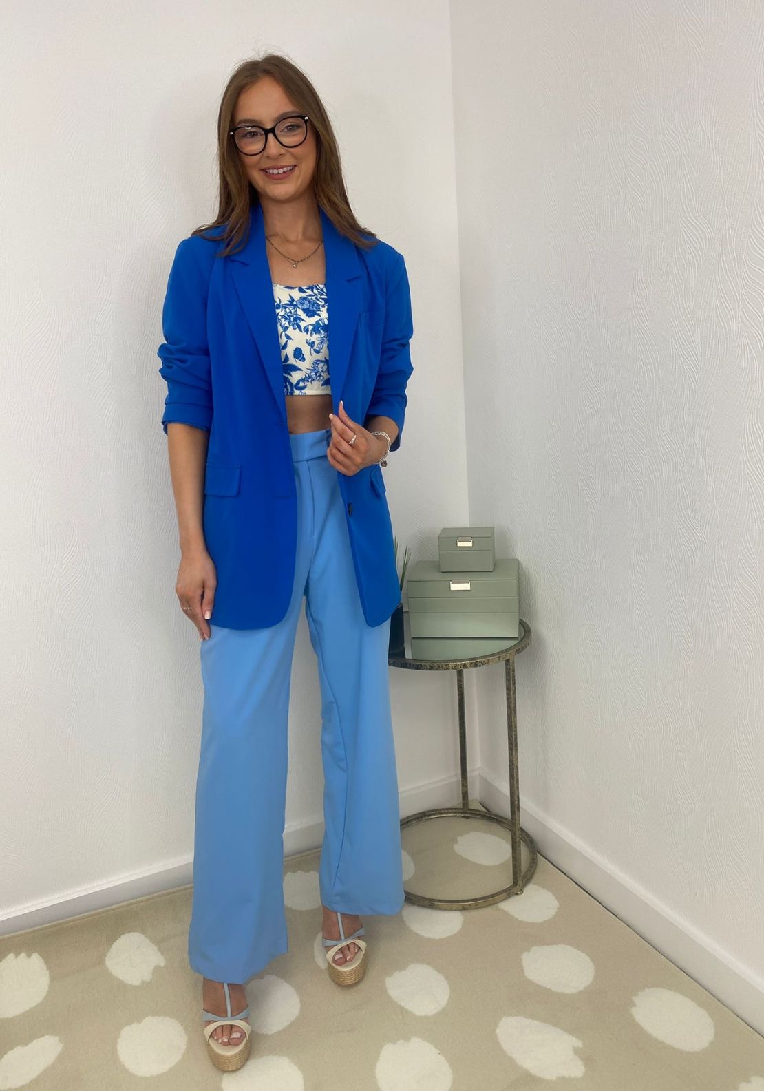 Vero Moda Zelda Oversize Blazer, Princess Blue