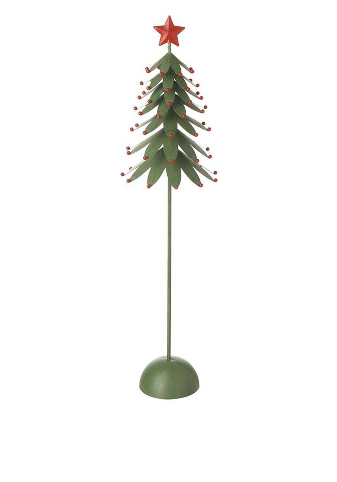 Heaven Sends Medium Metal Tree Ornament, Green