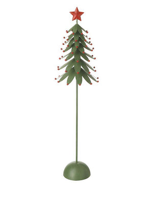Heaven Sends Medium Metal Tree Ornament, Green