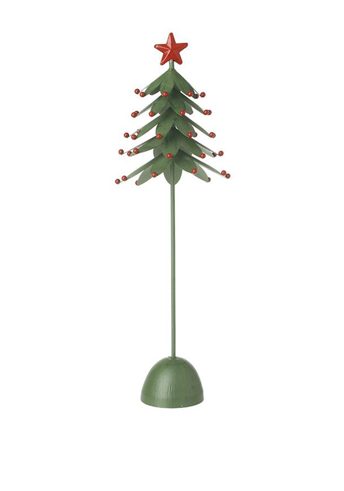Heaven Sends Small Metal Tree Ornament, Green