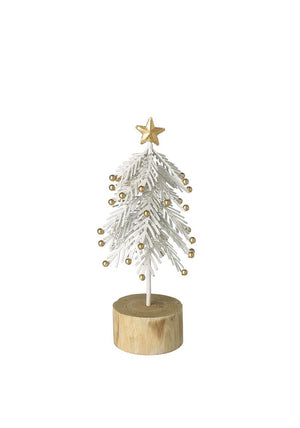 Heaven Sends Mini Metal Tree Ornament, White