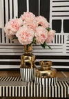 Premier Housewares Cassia Large Ceramic Vase, Gold