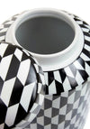 Premier Housewares Marlo Geometric Small Jar, Black