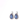 Dyrberg/Kern Fiora Light Blue Crystal Earrings, Silver