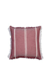 Forever England Striped Cushion Cover, Raspberry Pink