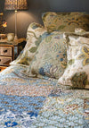 Forever England One Size Constance Patchwork Bedspread, Green & Blue