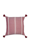 STRIPED CUSHION WITH FRINGE