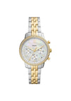 Fossil Two-Tone Ladies Neutra Watch, Silver & Gold
