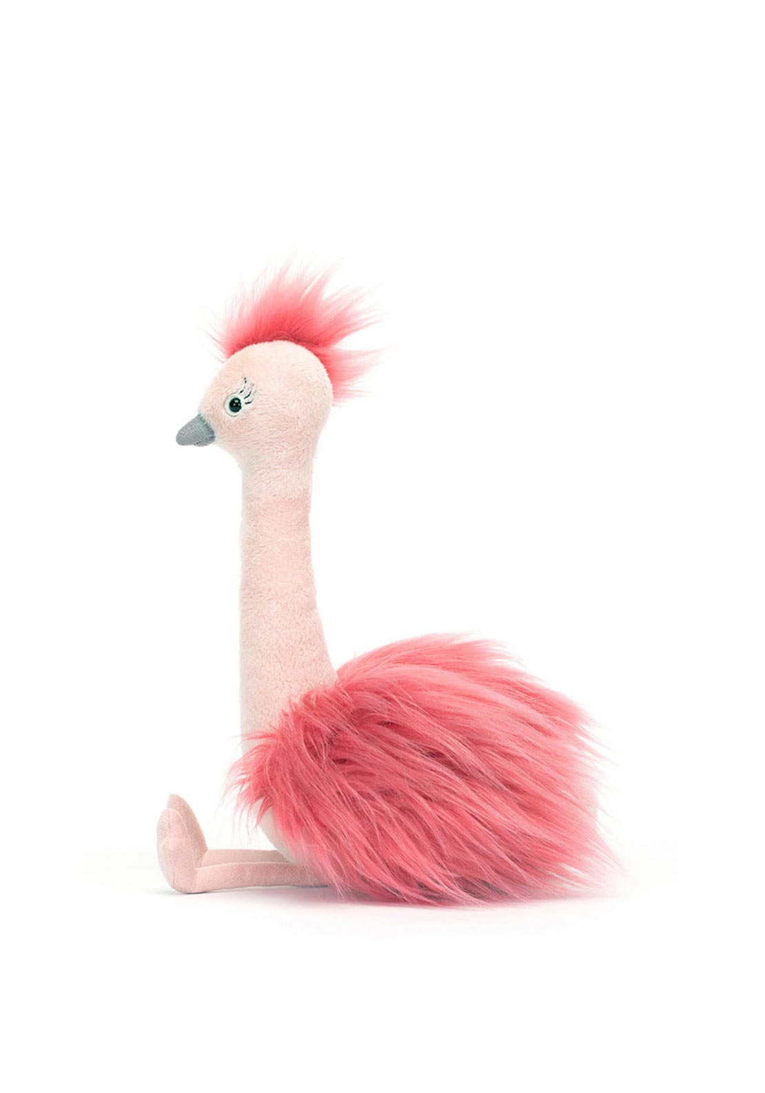 Jellycat I Am Fou Fou Ostrich, Pink