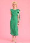 Sisters By Caroline Kilkenny Gianna Shoulder Tie Midi Dress, Green