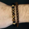 Frank 1967 Garnet Beaded Bracelet, Black