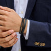 Frank 1967 Refined Braided Leather Bracelet, Black