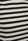 Freequent Effy Rib Knit Tank Top, Off White & Black