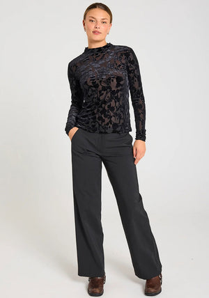 Freequent Isadora Tailored Trousers, Black