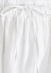 Freequent Lava Linen Ankle Trousers, Bright White