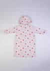 FS Baby Girl Ladybug Long Sleeve Hooded Towel, Pink