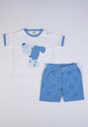 FS Baby Boy Dog Tee and Short Set, Blue