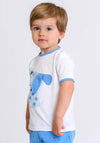 FS Baby Boy Dog Tee and Short Set, Blue