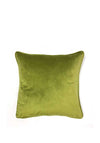 Fullshire Velvet Piped Cushion 43x43cm, Lime Green