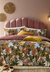 Furn Asterea Floral Print Duvet Cover Set, Olive/Pink