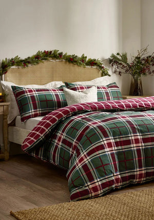 BRAEMAR CHECK DOUBLE DS BERRY PINE