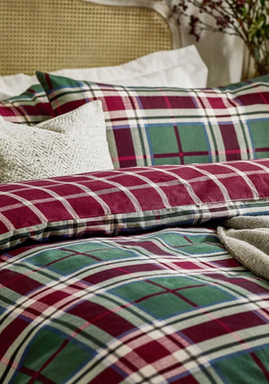 BRAEMAR CHECK DOUBLE DS BERRY PINE