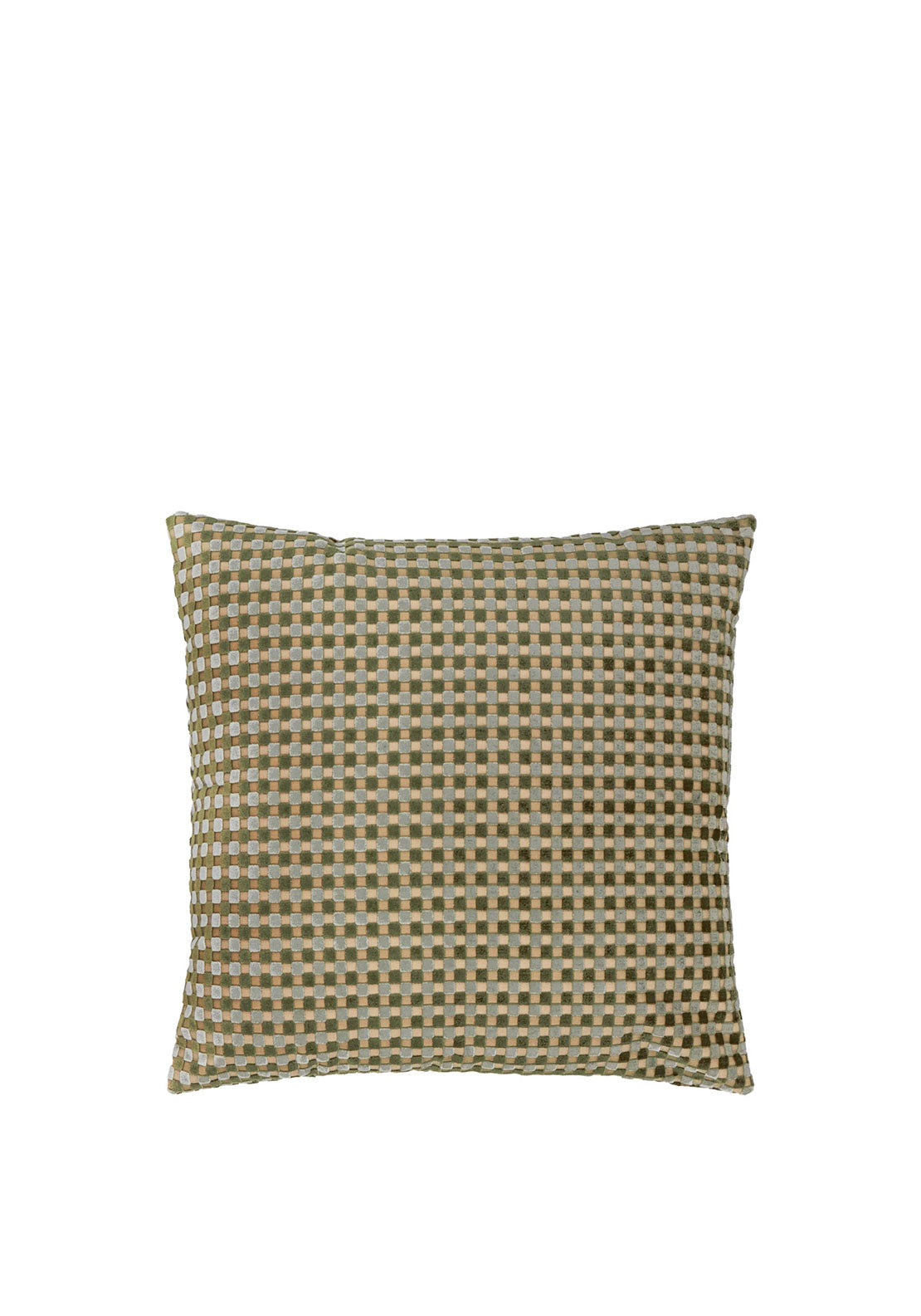 CHECKERED VELVET CUSHIONS