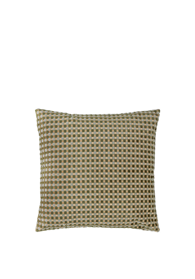 CHECKERED VELVET CUSHIONS