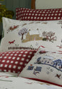 COTSWORLD CHRISTMAS PRINTED REVER  DC DB